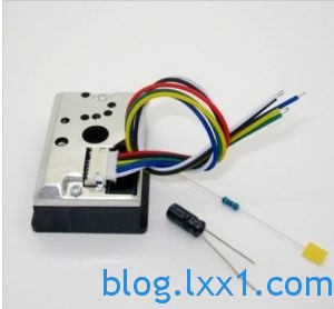 夏普GP2Y1010AU0F灰尘传感器实物图
